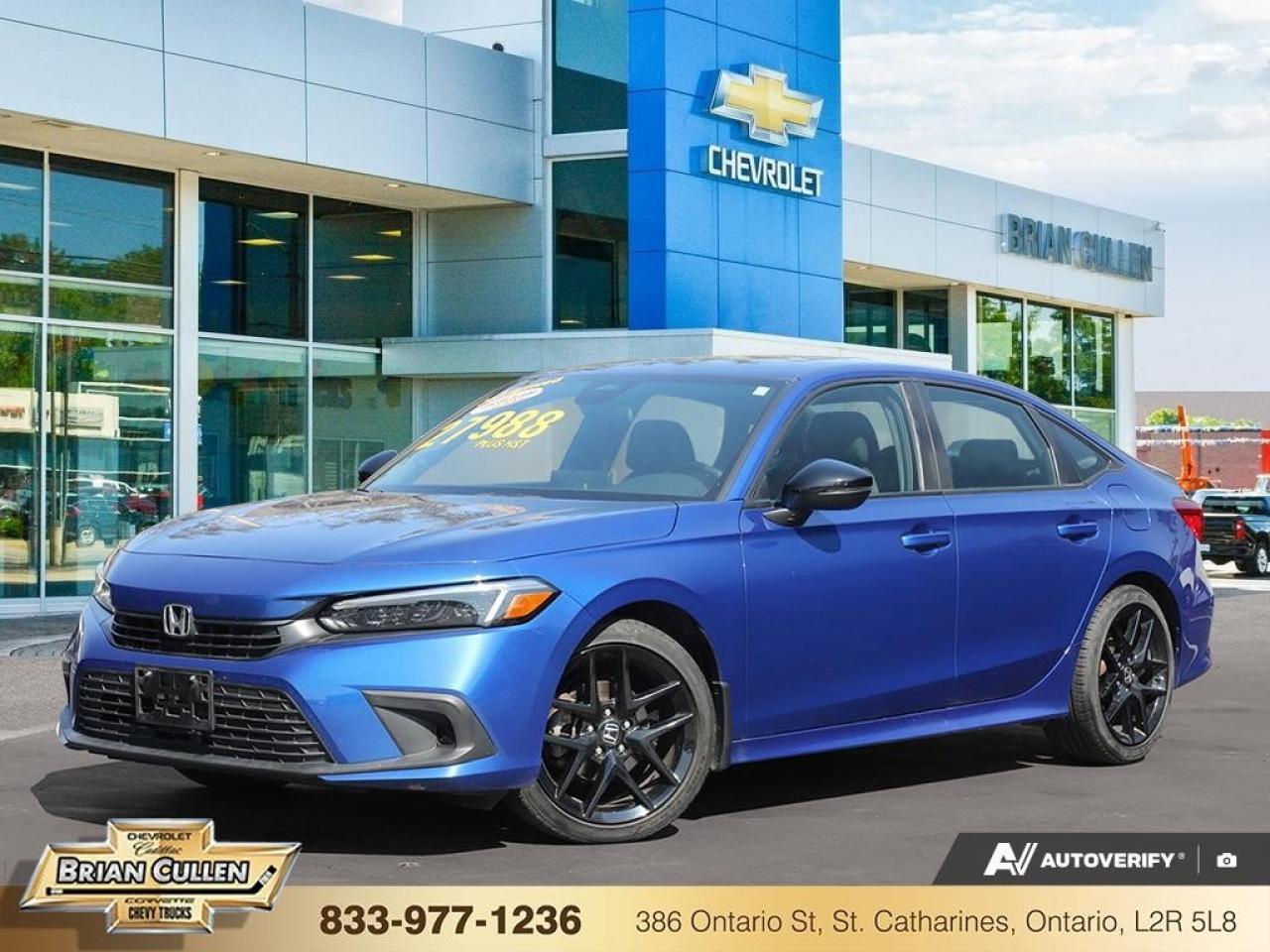 Used 2022 Honda Civic Sedan Sport Sport CVT Sedan for sale in St Catharines, ON