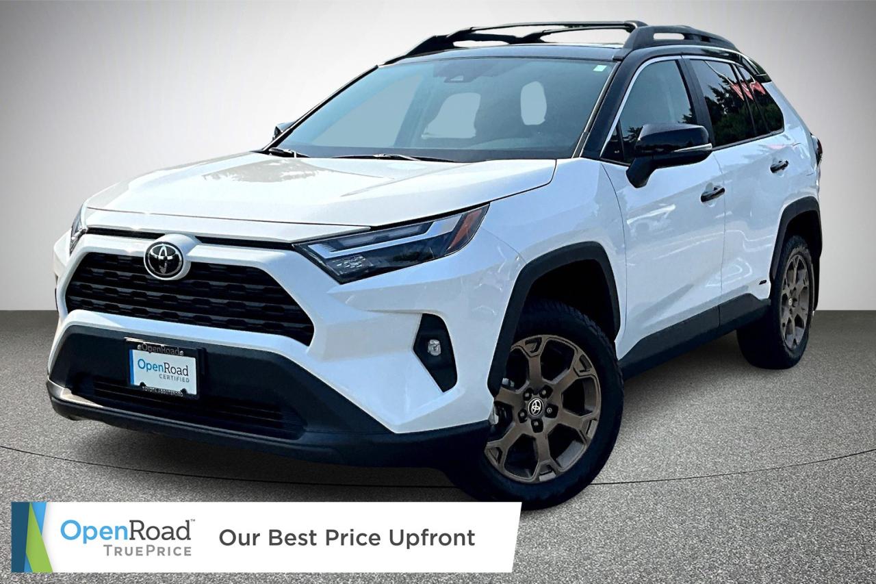 Elevate every drive in the 2025 Toyota RAV4 Hybrid XLE AWD. The XLE trim offers premium features including SofTex heated front seats, power moonroof, dual zone climate control, 8 inch touchscreen with Apple CarPlay and Android Auto, and advanced safety technology. With impressive hybrid efficiency and versatile cargo space, this SUV is ready for any adventure. Come test drive it today and experience the RAV4 XLE.  At OpenRoad Toyota Abbotsford, we take the stress out of buying a used car by providing you with our TruePrice from the start! You will have peace of mind knowing you got our best price up-front, without the hassle of negotiating.  All OpenRoad Certified pre-owned vehicles must pass an extremely thorough 153-point safety inspection for your peace of mind. All vehicles will have a Carfax verified history report, as well as a safety inspection report and breakdown of all work performed. We pride ourselves in our transparency, and wish to provide you with all the info you need to be confident in your vehicle purchase. Give us a call or visit our showroom at 30210 Automall Dr in Abbotsford, BC!   List Price subject to $499 Documentation Fee, $499 Lease/Finance Fee, and applicable taxes. Dealer #40643