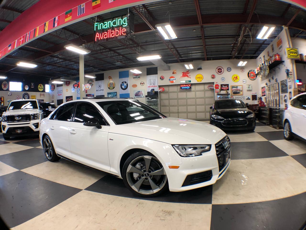 2018 Audi A4 PROGRESSIVE S-LINE AWD LEATHER SUNROOF B/SPOT CAME