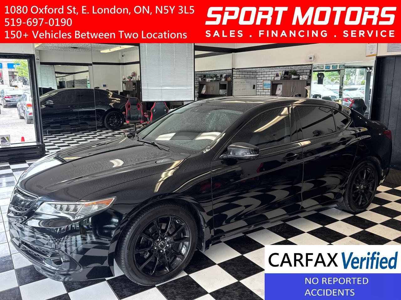 Used 2017 Acura TLX SH-AWD V6 Elite+Adaptive Cruise+CLEAN CARFAX for sale in London, ON
