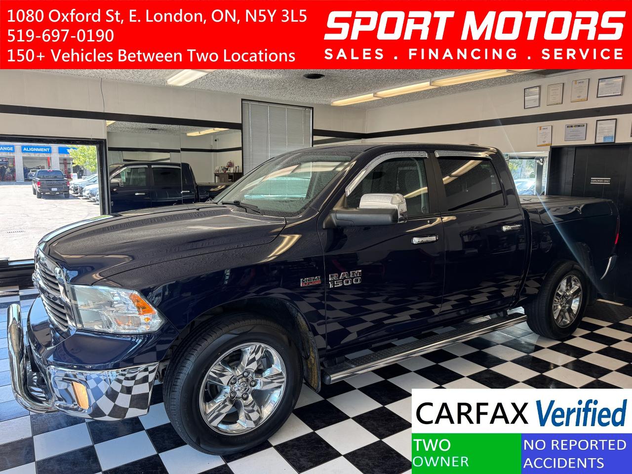 Used 2017 RAM 1500 Big Horn CREW V8 4x4+New Tires+Brakes+CLEAN CARFAX for sale in London, ON
