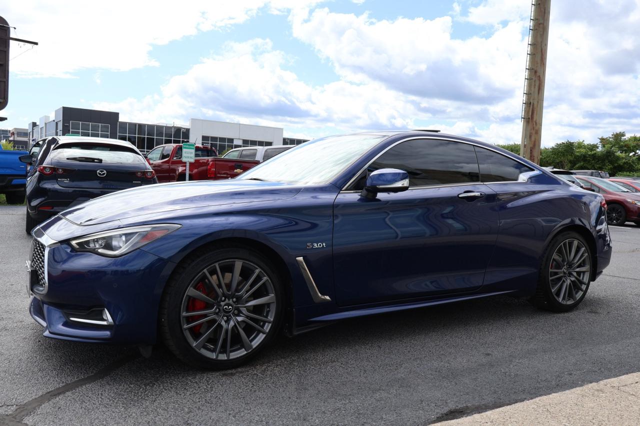 2017 Infiniti Q60 S 3.0T RED SPORT 400 AWD CERTIFIED CAMERA NAV BLUETOOTH LEATHER HEATED SEATS SUNROOF CRUISE ALLOYS - Photo #3