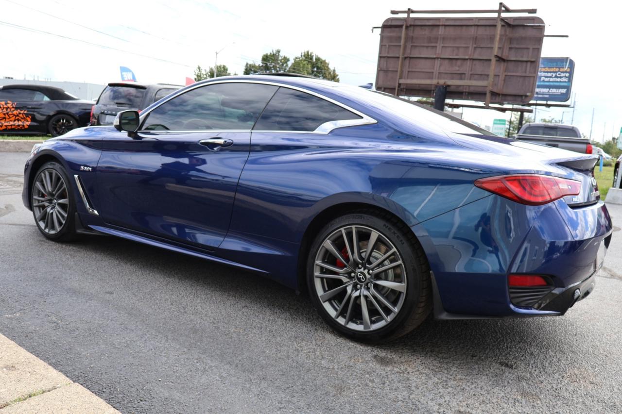 2017 Infiniti Q60 S 3.0T RED SPORT 400 AWD CERTIFIED CAMERA NAV BLUETOOTH LEATHER HEATED SEATS SUNROOF CRUISE ALLOYS - Photo #4