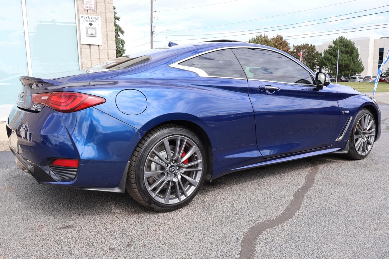 2017 Infiniti Q60 S 3.0T RED SPORT 400 AWD CERTIFIED CAMERA NAV BLUETOOTH LEATHER HEATED SEATS SUNROOF CRUISE ALLOYS - Photo #7