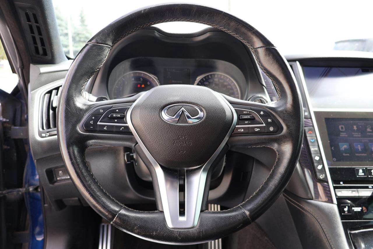 2017 Infiniti Q60 S 3.0T RED SPORT 400 AWD CERTIFIED CAMERA NAV BLUETOOTH LEATHER HEATED SEATS SUNROOF CRUISE ALLOYS - Photo #10