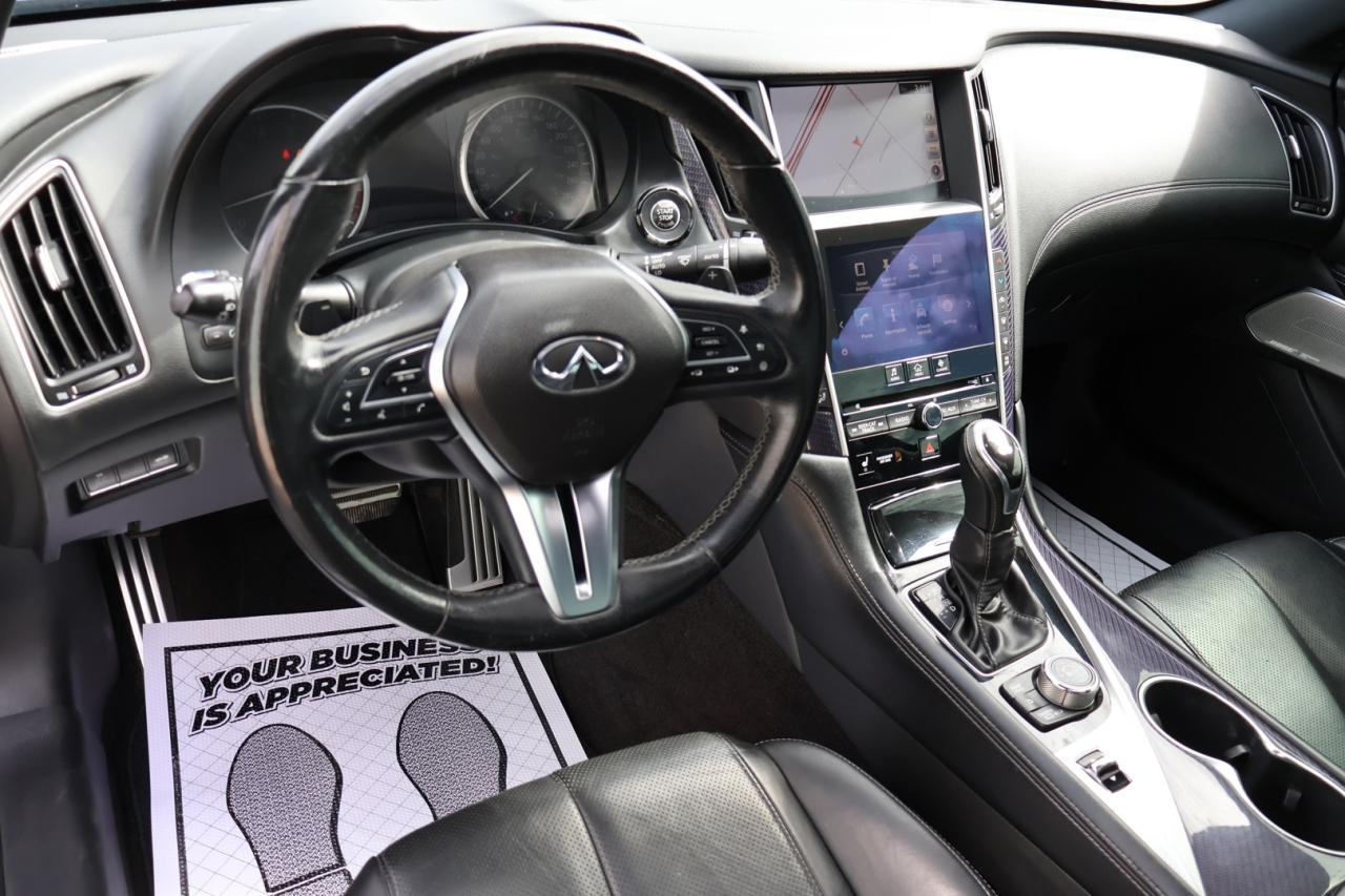 2017 Infiniti Q60 S 3.0T RED SPORT 400 AWD CERTIFIED CAMERA NAV BLUETOOTH LEATHER HEATED SEATS SUNROOF CRUISE ALLOYS - Photo #9