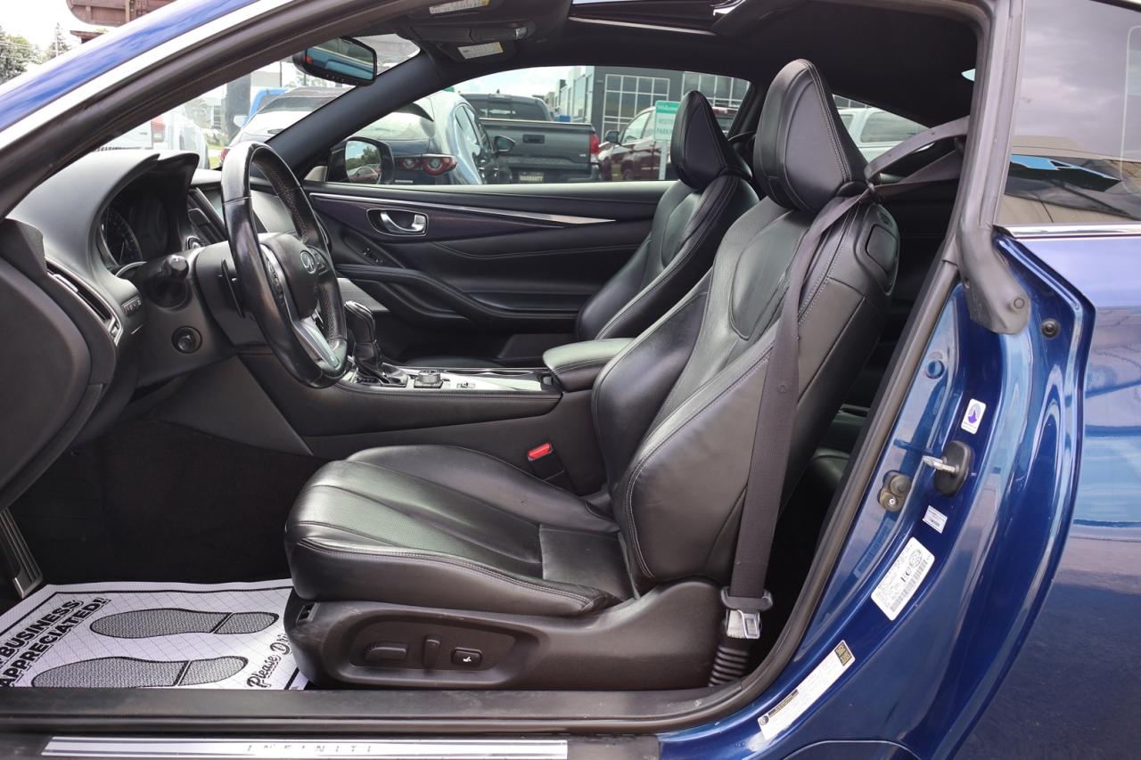 2017 Infiniti Q60 S 3.0T RED SPORT 400 AWD CERTIFIED CAMERA NAV BLUETOOTH LEATHER HEATED SEATS SUNROOF CRUISE ALLOYS - Photo #14
