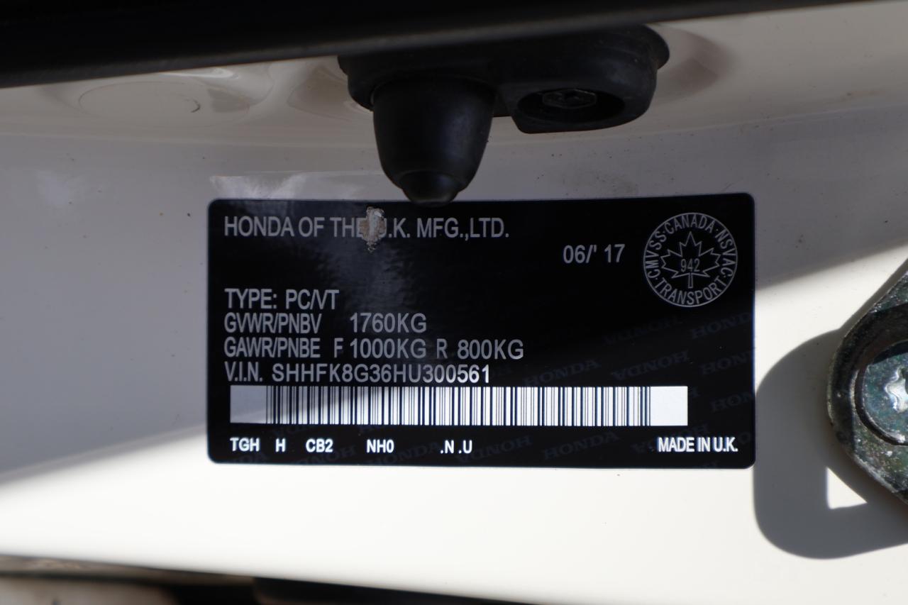 2017 Honda Civic TYPE-R MANUAL CERTIFIED *ACCIDENT FREE* CAMERA NAV BLUETOOTH CRUISE ALLOYS - Photo #41