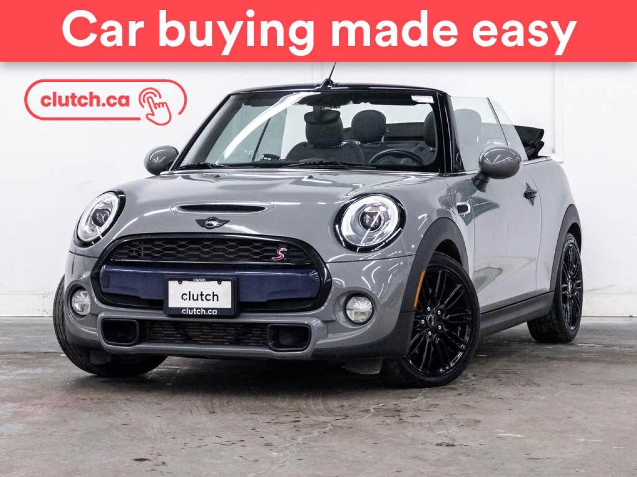 Used 2018 MINI Cooper Convertible Cooper S w/Bluetooth, USB, A/C for sale in Toronto, ON