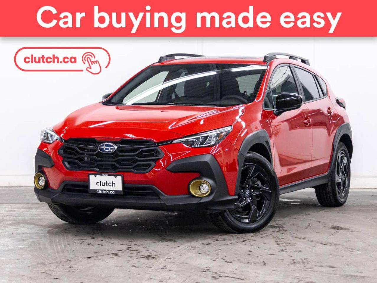 Used 2024 Subaru XV Crosstrek Onyx AWD w/ Apple CarPlay & Android Auto, Sunroof, Heated Front Seats for sale in Toronto, ON