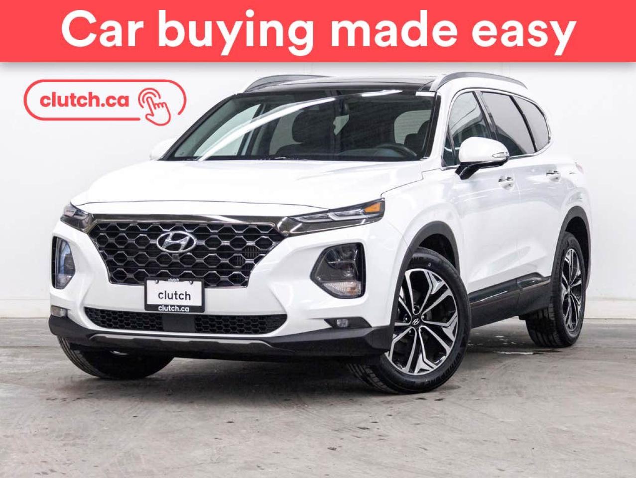 Used 2020 Hyundai Santa Fe Ultimate AWD w/ Apple CarPlay & Android Auto, Front Heated Seats, Rearview Cam for sale in Toronto, ON