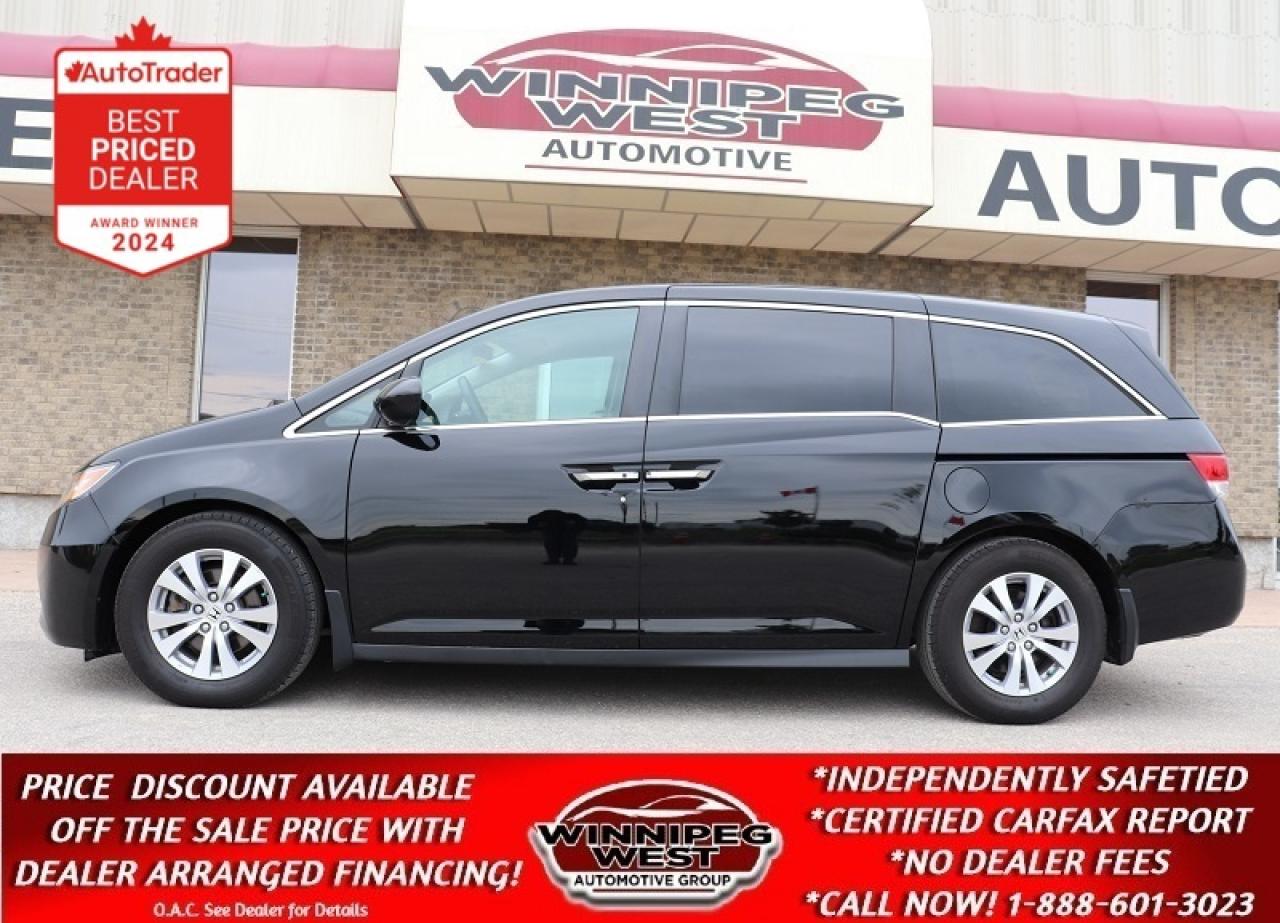 Used 2017 Honda Odyssey LOW KMS, LOCAL MB TRADE, VERY CLEAN INSIDE AND OUT for sale in Headingley, MB