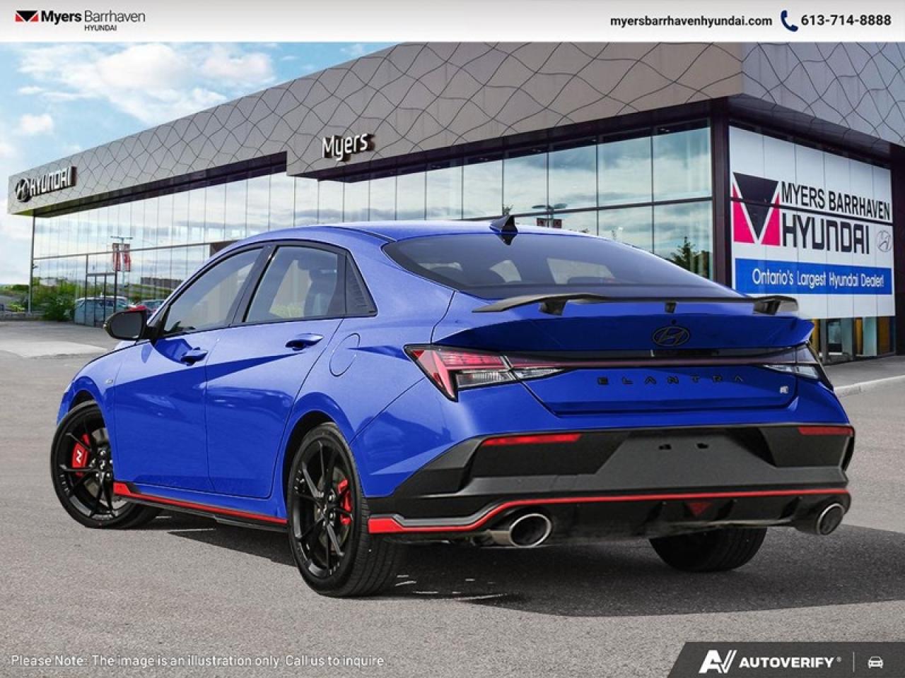 2025 Hyundai Elantra N DCT  - Sunroof -  Premium Audio - $281 B/W Photo3