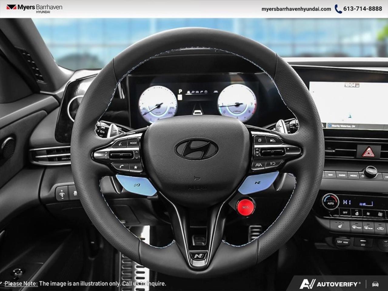 2025 Hyundai Elantra N DCT  - Sunroof -  Premium Audio - $281 B/W Photo