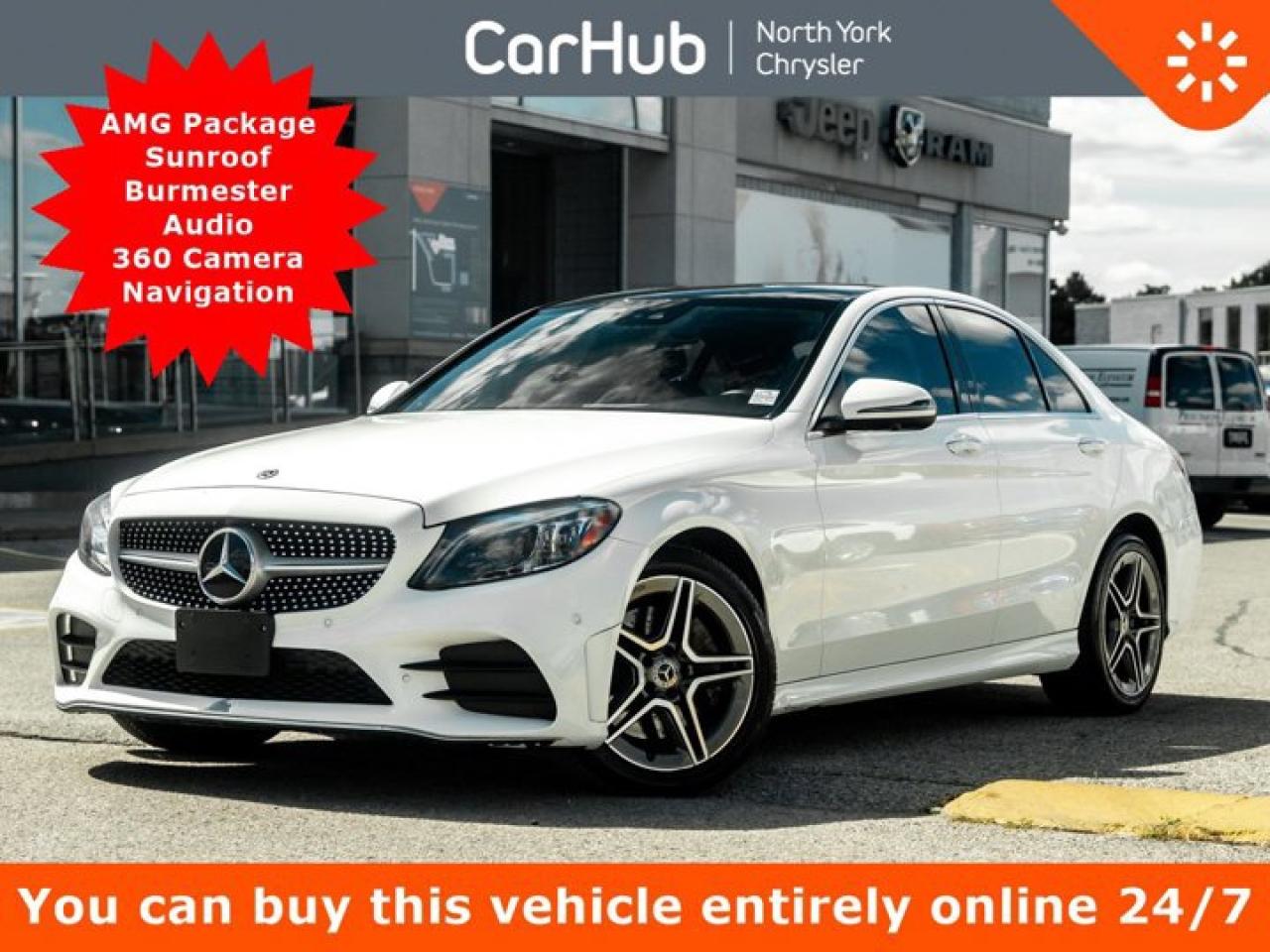 Used 2019 Mercedes-Benz C-Class C 300 AMG Package Sunroof Burmester 360 Camera Navi for sale in Thornhill, ON