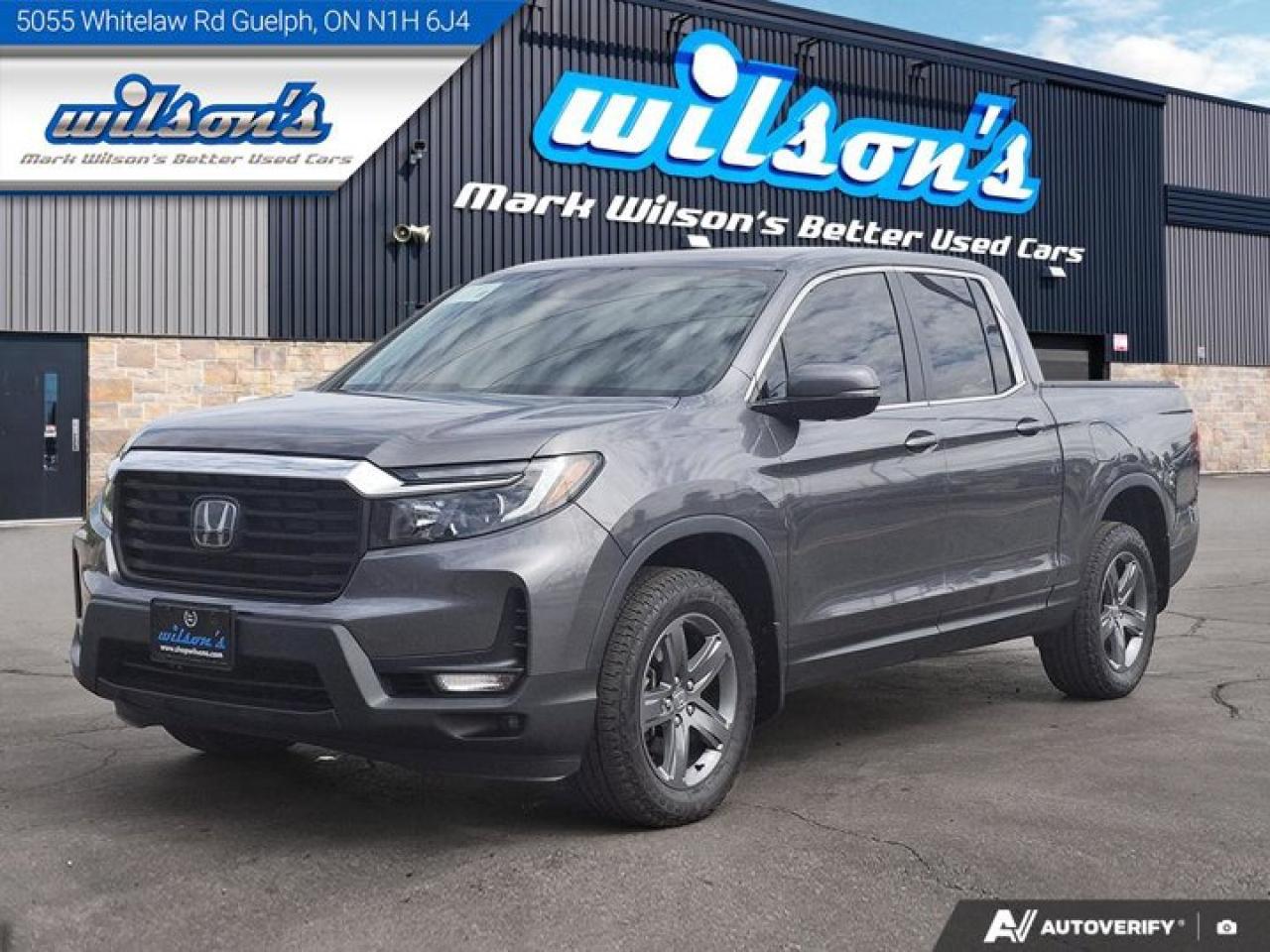 Used 2022 Honda Ridgeline EX-L Adaptive Cruise | Apple CarPlay | Android Auto | Heated Seats | BSM | and More ! for sale in Guelph, ON