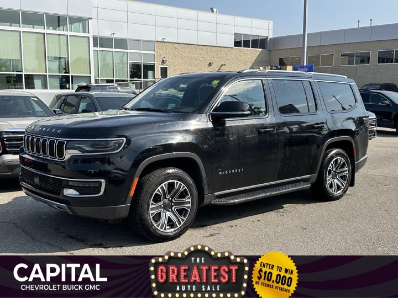 Used 2022 Jeep Wagoneer Series III-Flex Seating-Pass Display-360 Cam-Nappa Leather-Clean Carfax for sale in Calgary, AB