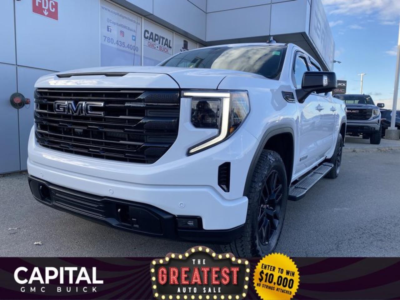 Take a look at this Fully Loaded 2025 GMC Sierra ELEVATION Premium equipped with the Powerful V8 engine and Max Trailering Package! With options like Heated Leather Bucket Seats, Heated Steering, 360 CAM, Dual Exhaust., X31 Off-Road Package, MultiPro Tailgate, Elevation Black Package including black emblems, Assist Steps, All-weather Floor Coverings and so much more... CALL NOWAsk for the Internet Department for more information or book your test drive today! Text 825-445-0521 for fast answers at your fingertips!AMVIC Licensed Dealer - Licence Number B1044900Disclaimer: All prices are plus taxes and include all cash credits and loyalties. See dealer for details. AMVIC Licensed Dealer # B1044900