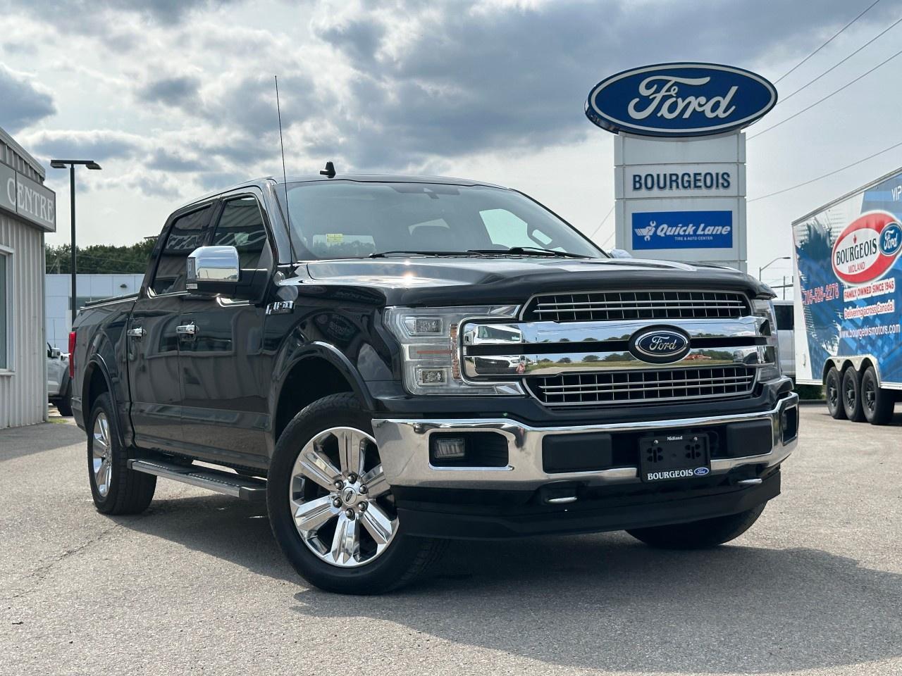 Used 2019 Ford F-150 Lariat 4WD SuperCrew 5.5' Box for sale in Midland, ON
