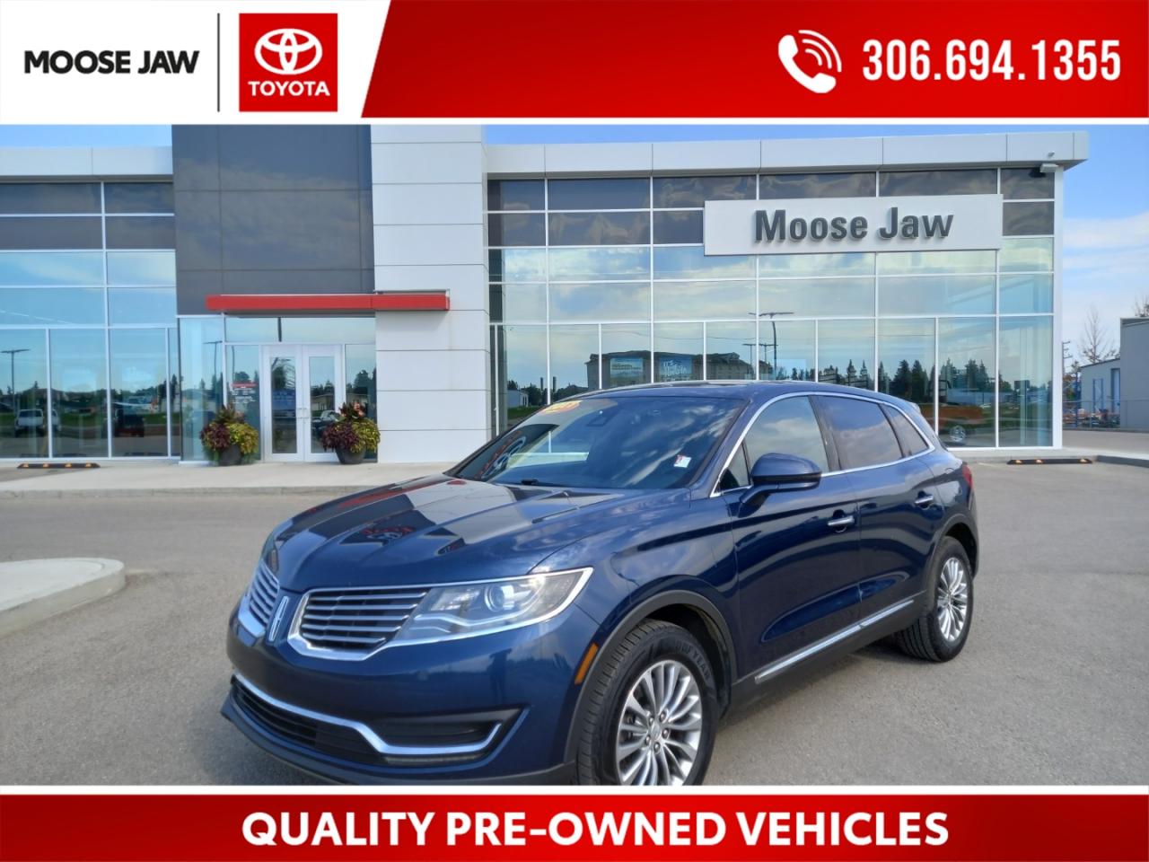 Used 2017 Lincoln MKX Local trade, Luxury made effortless. The 2017 MKX Select offers a smooth ride, premium features, and timeless style — all designed to make every drive feel first-class.  Lincoln MKX — Quiet luxury, re for sale in Moose Jaw, SK
