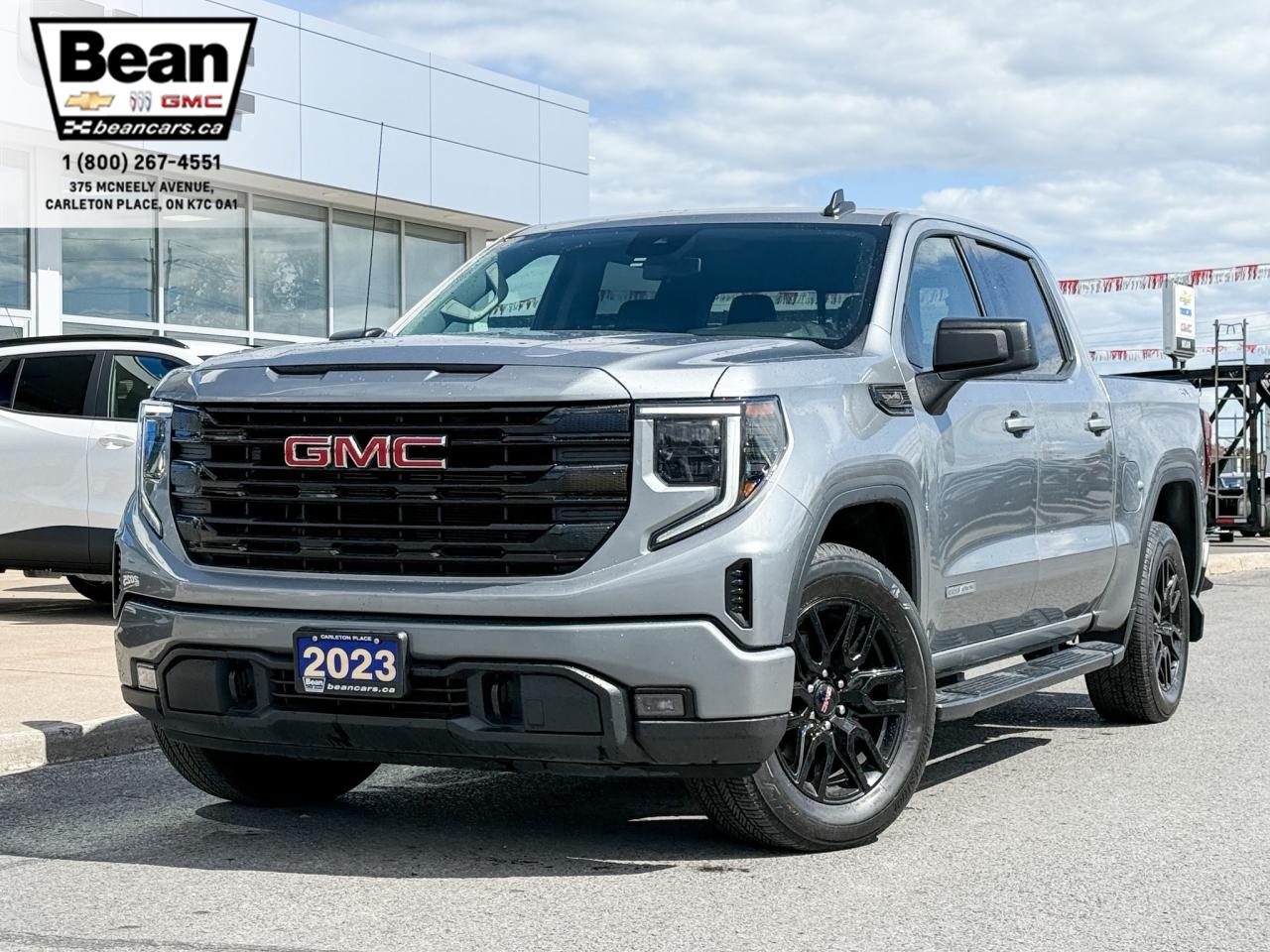 Used 2023 GMC Sierra 1500 Elevation 5.3L V8, REMOTE START/ENTRY, HEATED SEATS, HEATED STEERING WHEEL, TRAILER BRAKE CONTROLLER, MAX TRAILERING PACKAGE, APPLE CARPLAY & ANDROID AUTO, BOSE SOUND SYSTEM, HD REAR VISION CAMERA for sale in Carleton Place, ON