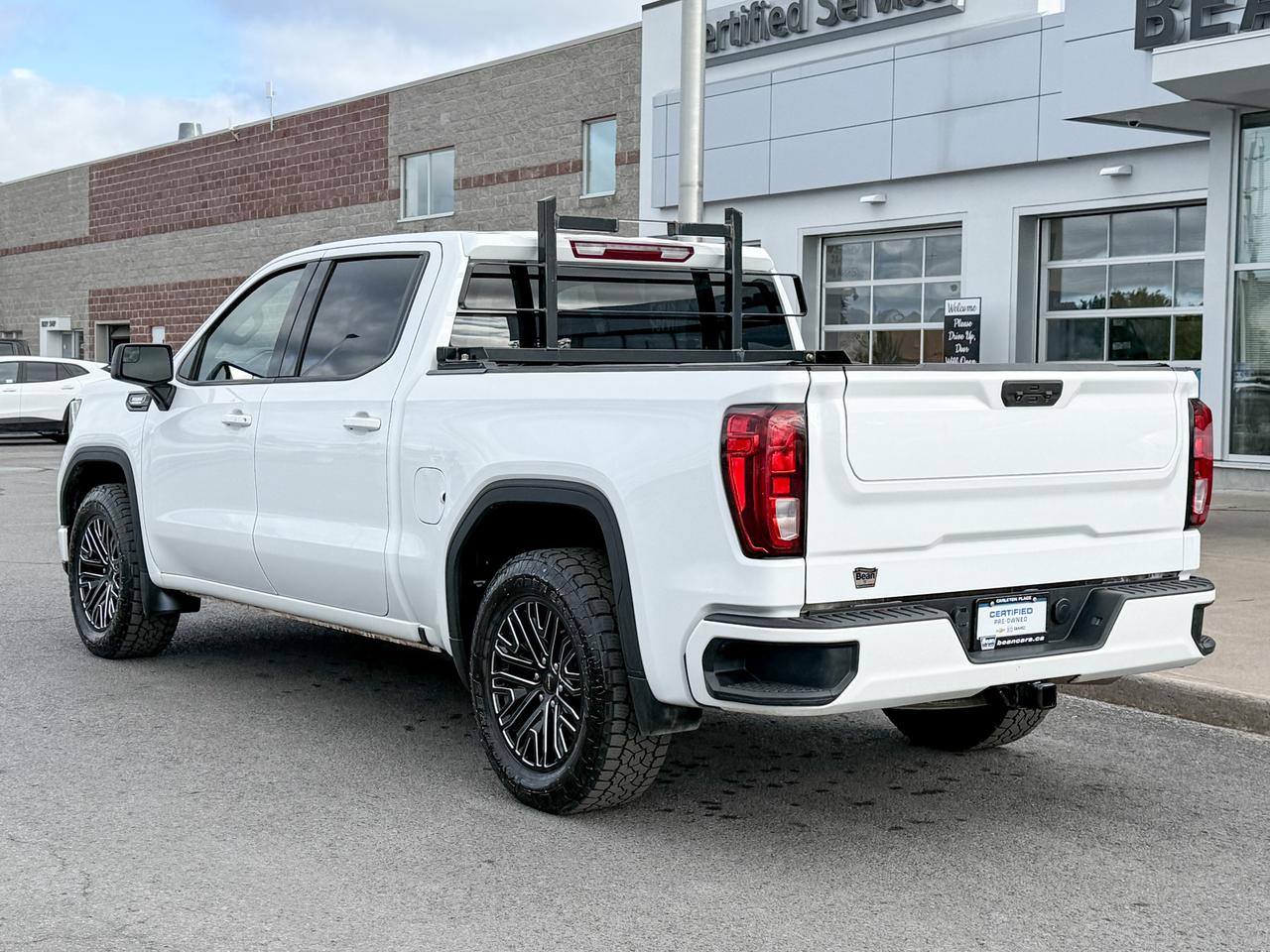 2022 GMC Sierra 1500 Elevation 3.0L DURAMAX WITH REMOTE START/ENTRY, HEATED SEATS, HEATED STEERING WHEEL, TONNEAU COVER, TRAILER BRAKE CONTROLLER, BACK RACK, HD REAR VISION CAMERA, APPLE CARPLAY AND ANDROID AUTO Photo