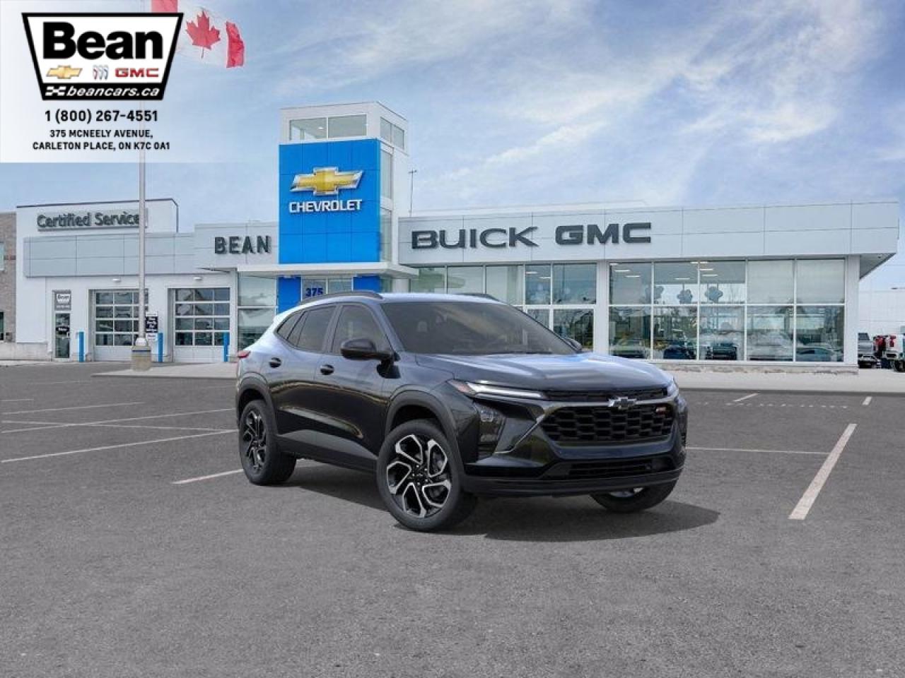 New 2025 Chevrolet Trax 2RS 1.2L 3 CYL WITH REMOTE START/ENTRY, HEATED SEATS, HEATED STEERING WHEEL, APPLE CARPLAY AND ANDROID AUTO for sale in Carleton Place, ON
