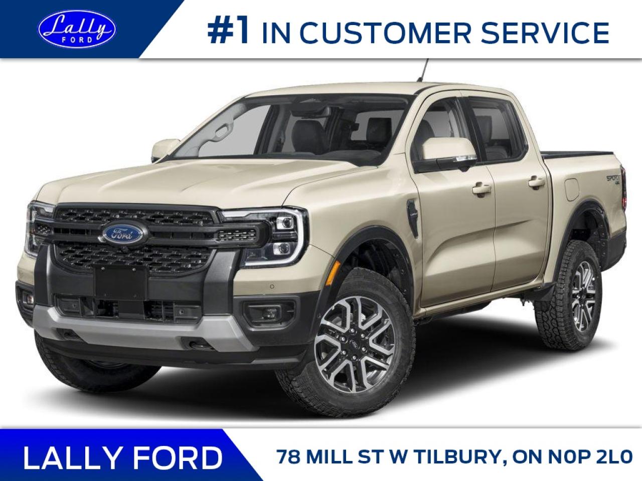 New 2025 Ford Ranger Lariat for sale in Tilbury, ON