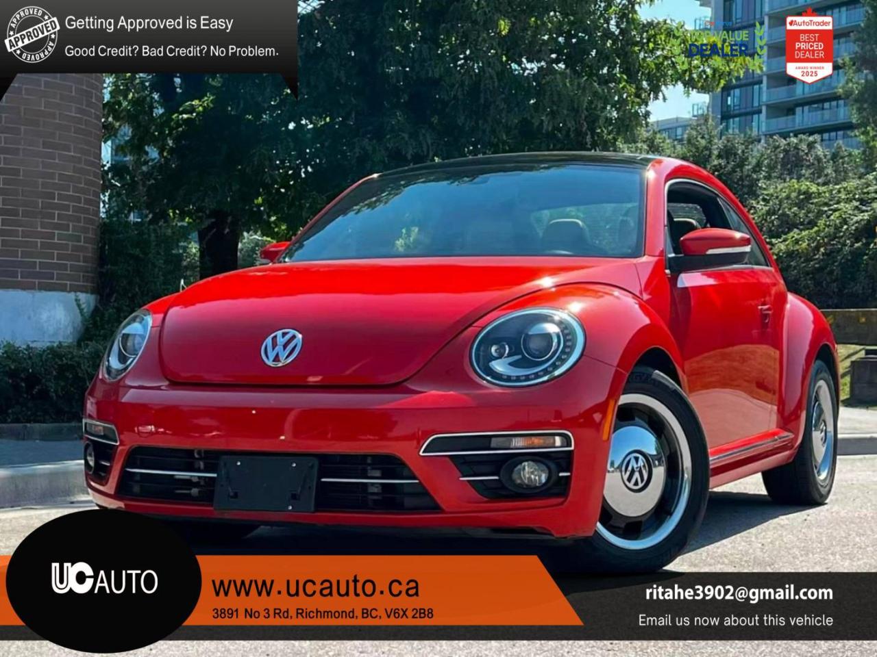 Used 2018 Volkswagen Beetle AUTO/ NO ACCIDENT/ BC LOCAL/ ONE OWNER for sale in Richmond, BC