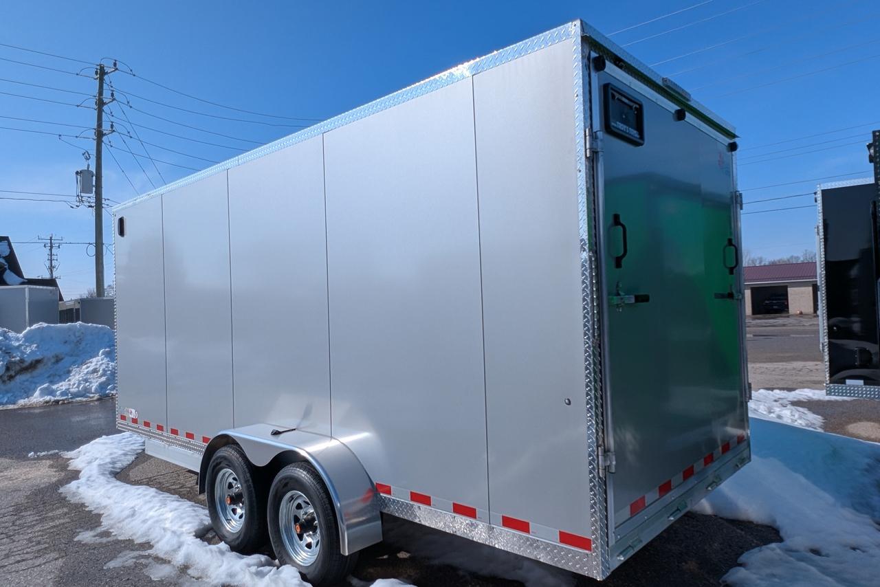 2025 Canadian Trailer Company 7x18 V-Nose Cargo Trailer Aluminum Tandem Axle Photo2