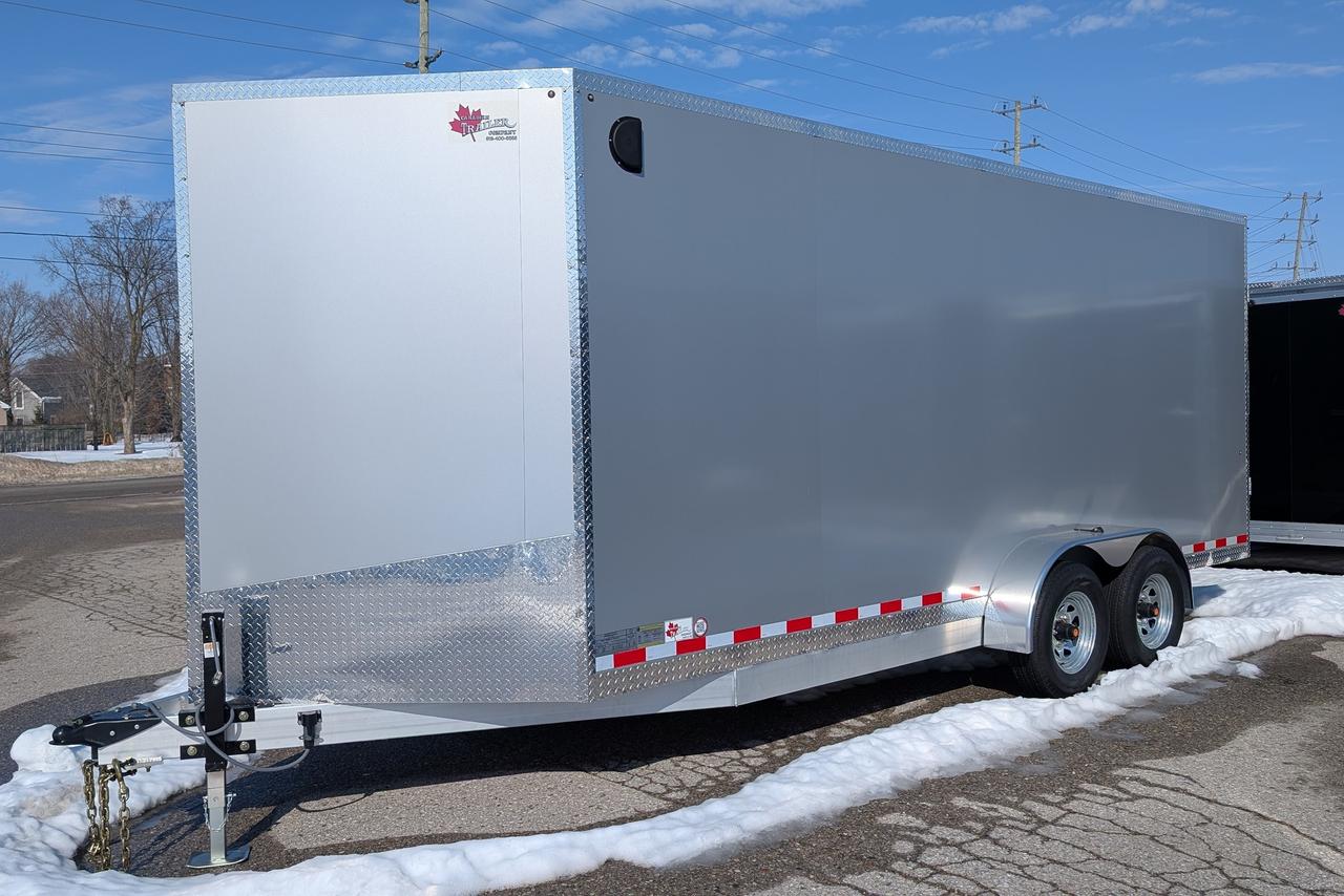 2025 Canadian Trailer Company 7x18 V-Nose Cargo Trailer Aluminum Tandem Axle Photo3
