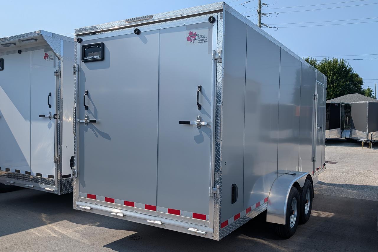 2025 Canadian Trailer Company 7x18 V-Nose Cargo Trailer Aluminum Tandem Axle Photo3