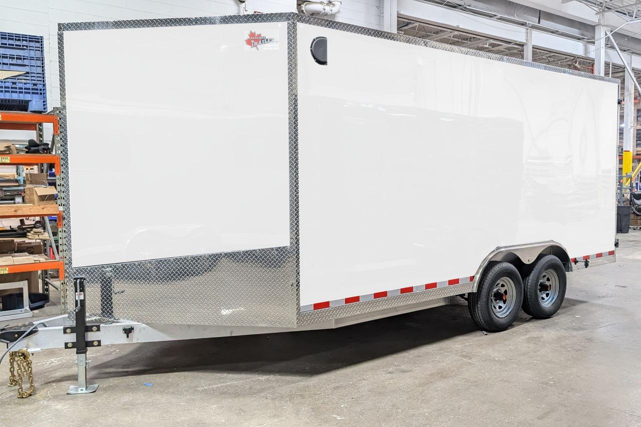 2025 Canadian Trailer Company 8.5X16 V-Nose Cargo Trailer Aluminum Tandem Axle