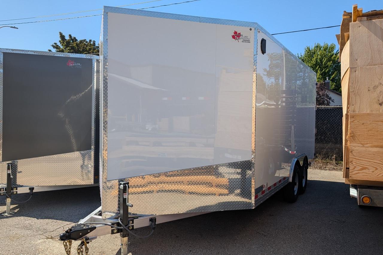 2025 Canadian Trailer Company 8.5X16 V-Nose Cargo Trailer Aluminum Tandem Axle Photo9