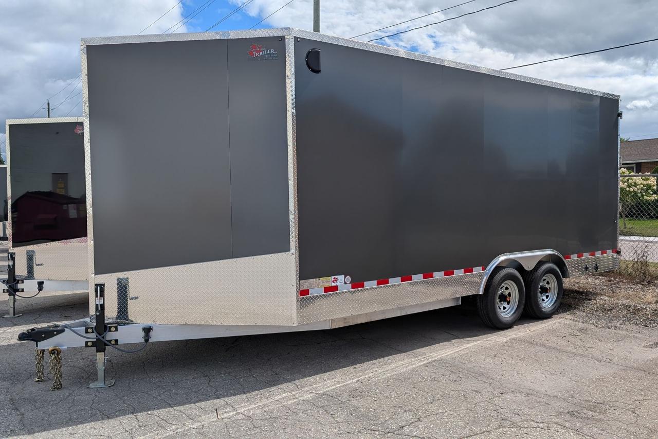 2025 Canadian Trailer Company 8.5X18 V-Nose Cargo Trailer Aluminum Tandem Axle