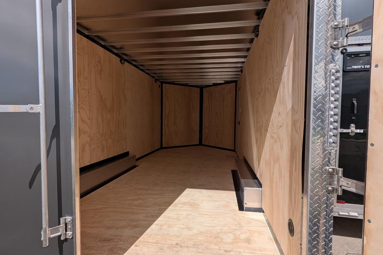 2025 Canadian Trailer Company 8.5X18 V-Nose Cargo Trailer Aluminum Tandem Axle Photo3