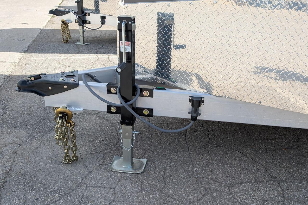 2025 Canadian Trailer Company 8.5X18 V-Nose Cargo Trailer Aluminum Tandem Axle Photo4