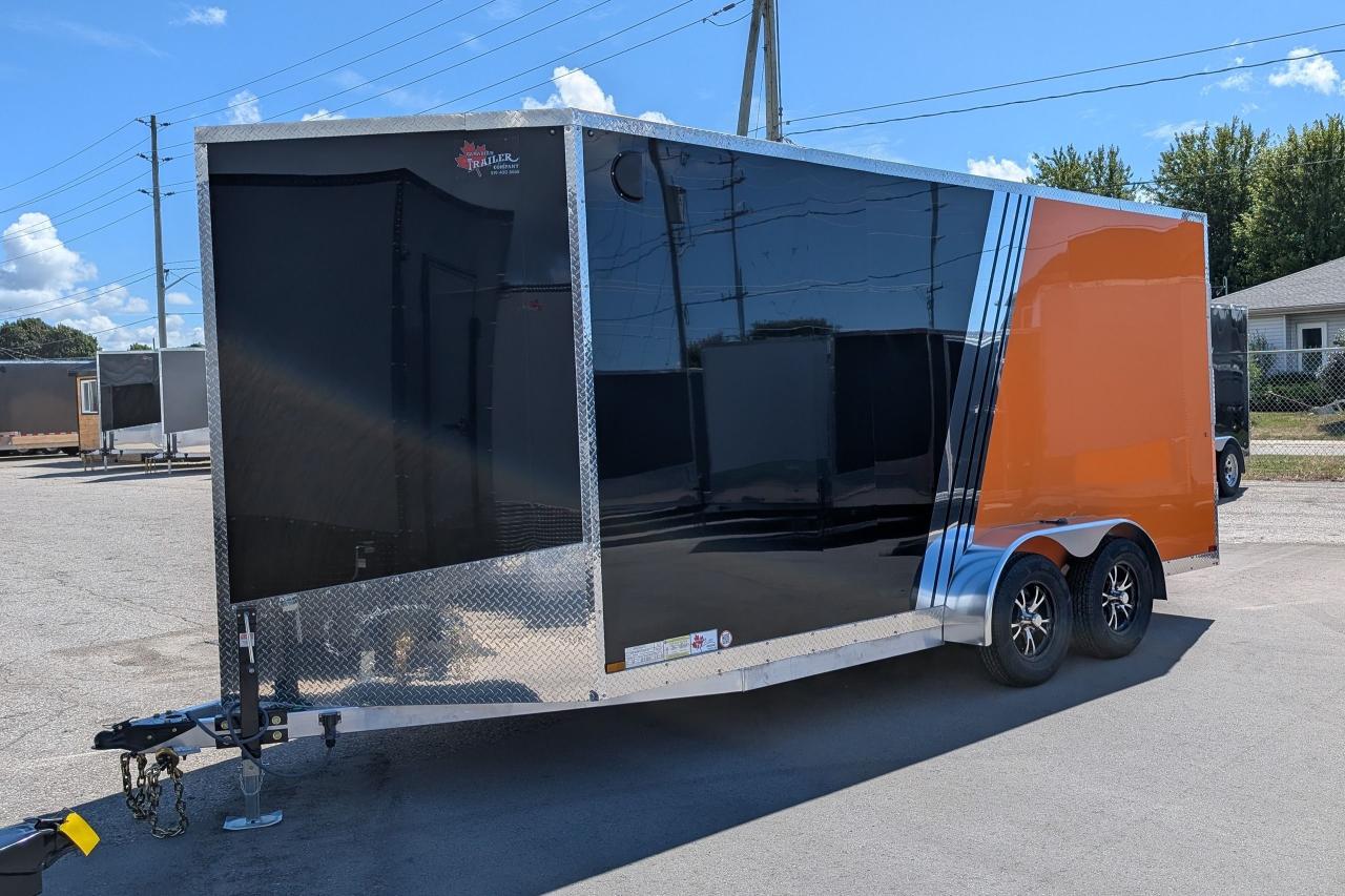 2025 Canadian Trailer Company 7x16 V-Nose Cargo Trailer Aluminum Tandem Axle Photo3