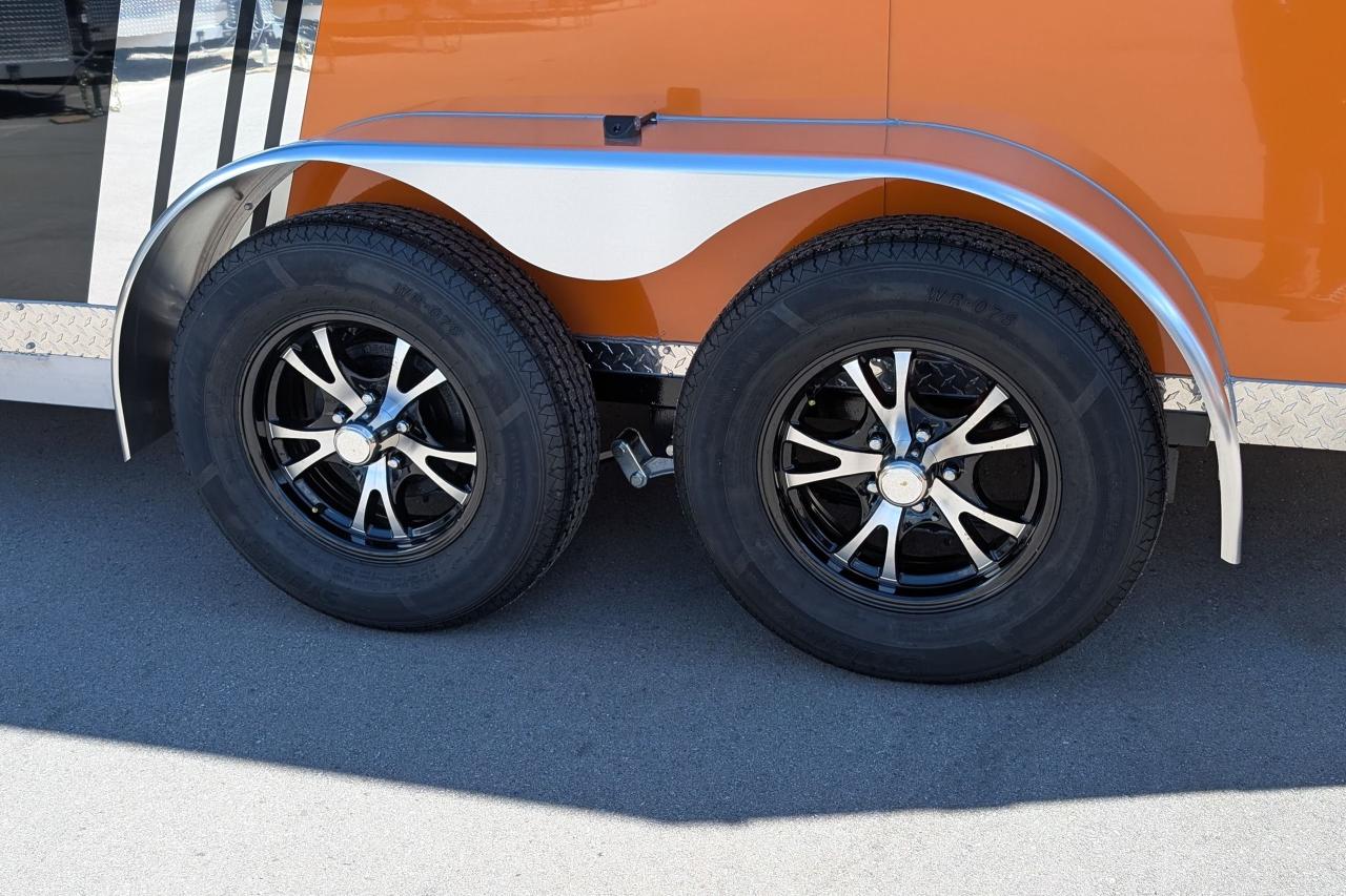 2025 Canadian Trailer Company 7x16 V-Nose Cargo Trailer Aluminum Tandem Axle Photo5