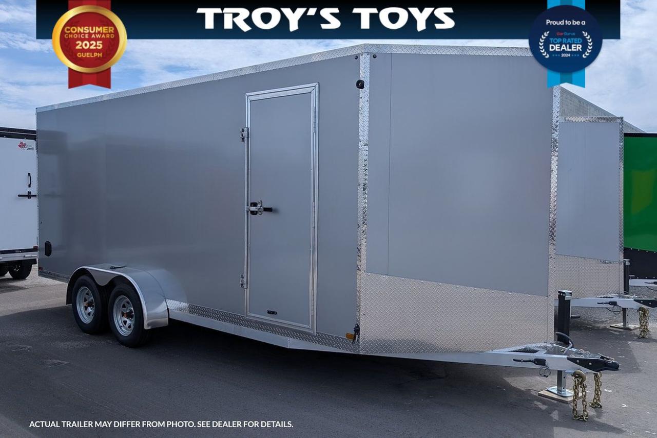 2025 Canadian Trailer Company 7x18 V-Nose Cargo Trailer Aluminum Tandem Axle