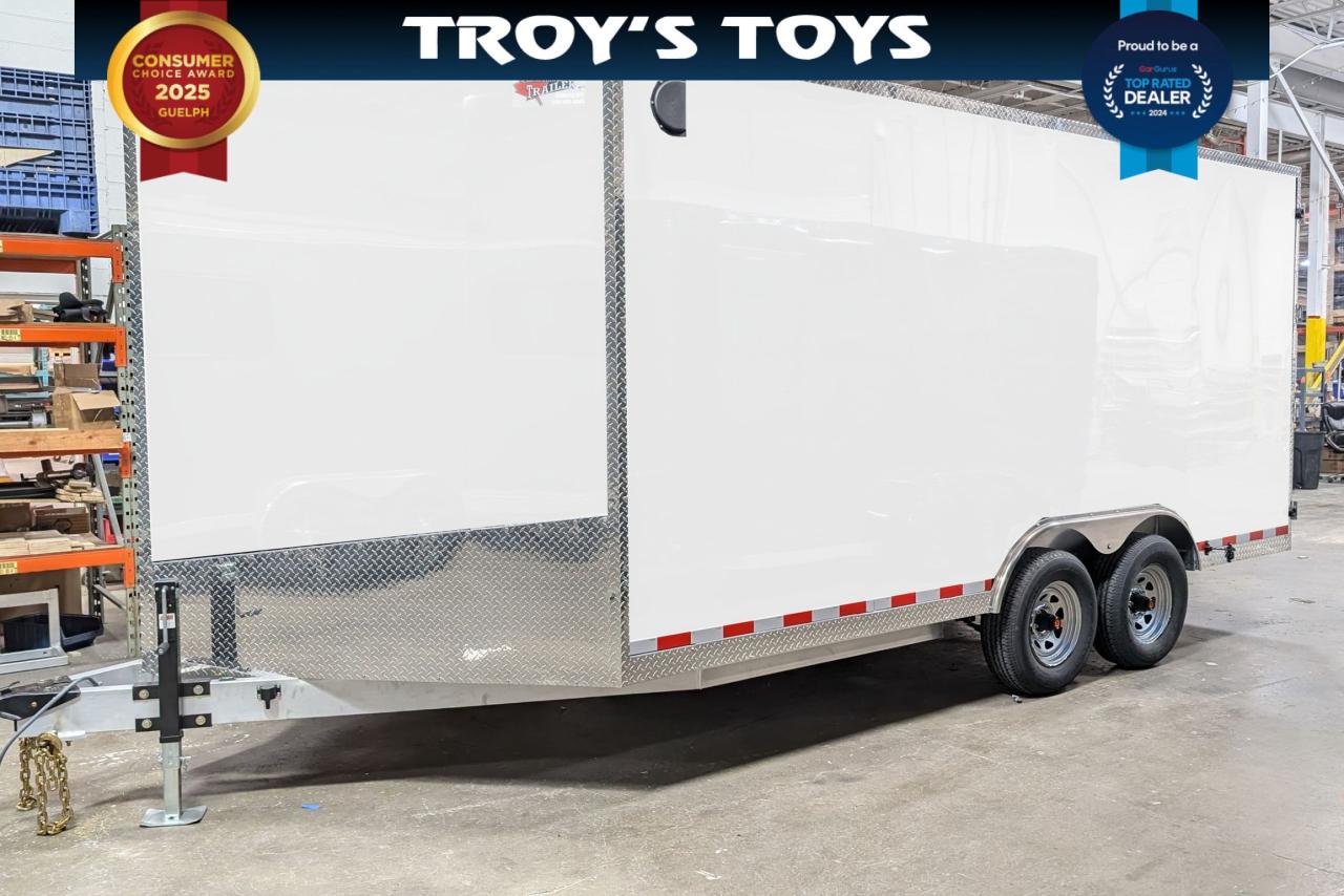 2025 Canadian Trailer Company 8.5X16 V-Nose Cargo Trailer Aluminum Tandem Axle