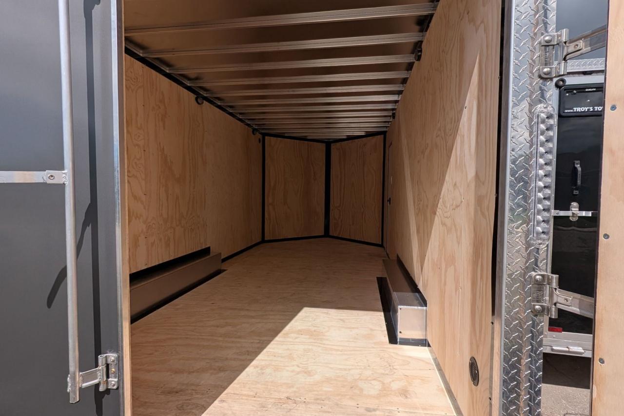 2025 Canadian Trailer Company 8.5X18 V-Nose Cargo Trailer Aluminum Tandem Axle