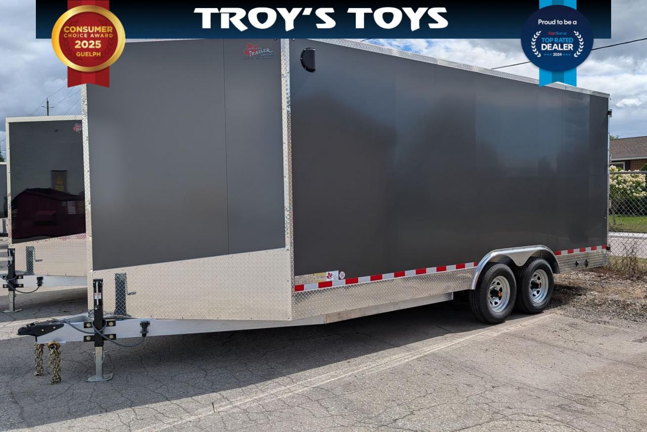 2025 Canadian Trailer Company 8.5X18 V-Nose Cargo Trailer Aluminum Tandem Axle