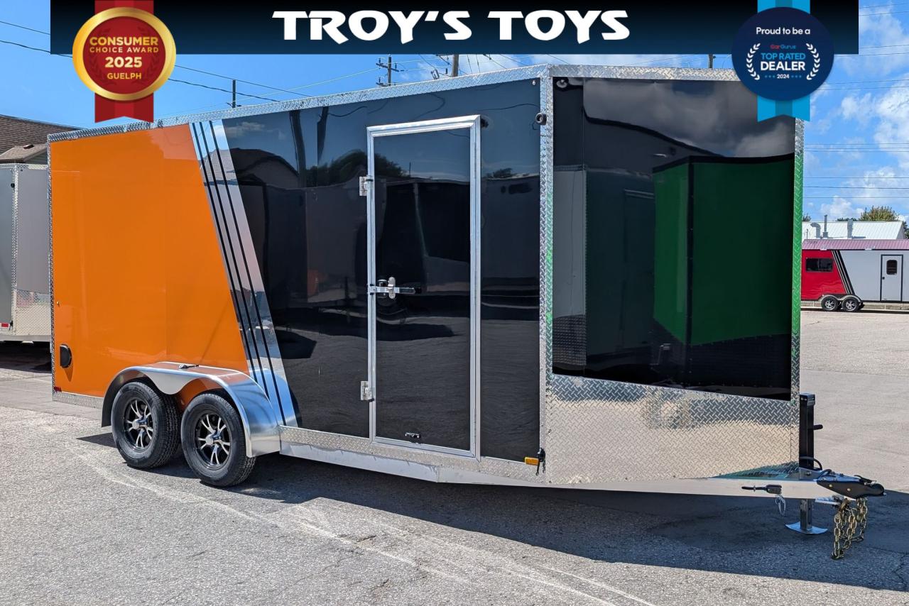 2025 Canadian Trailer Company 7x16 V-Nose Cargo Trailer Aluminum Tandem Axle