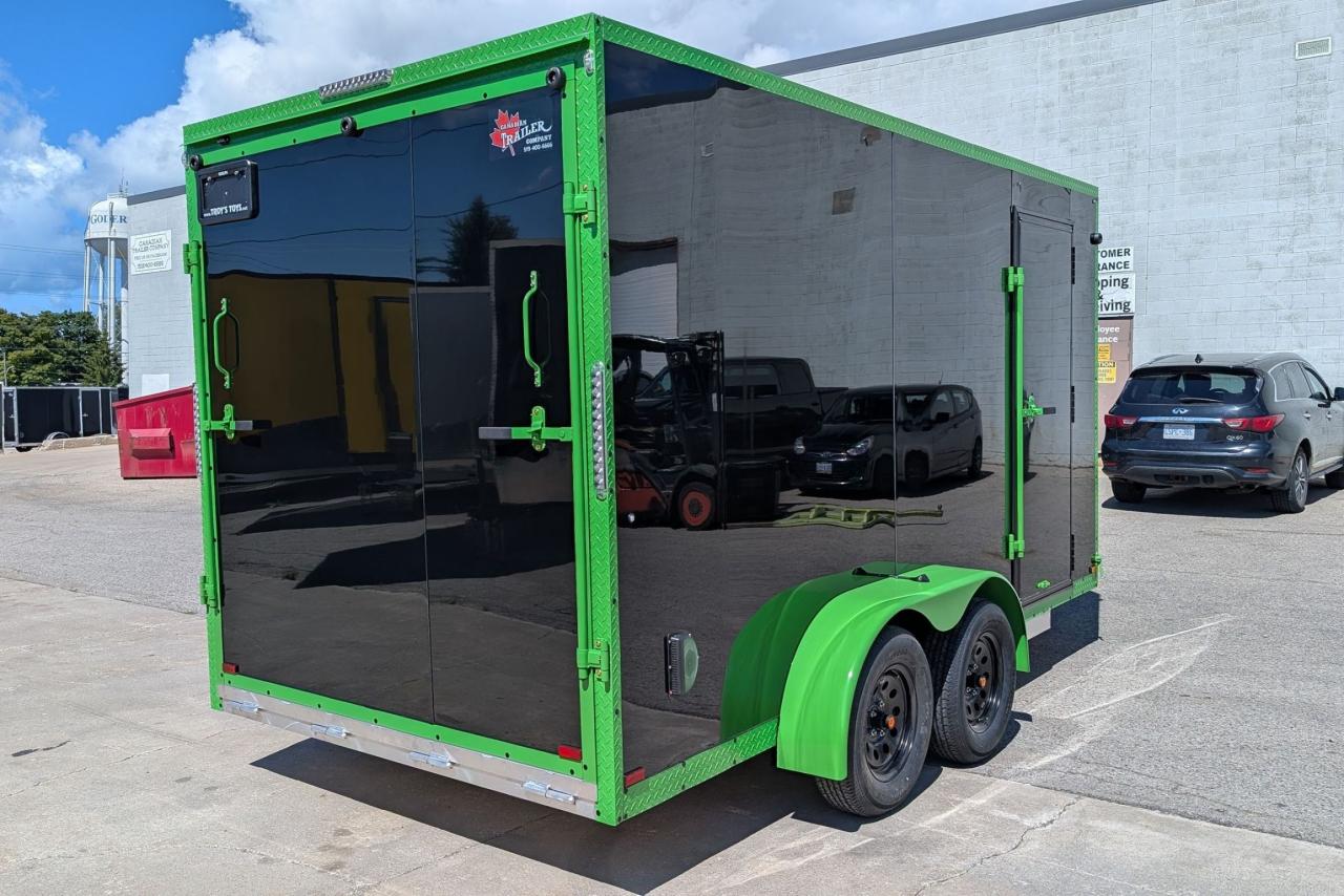 2025 Canadian Trailer Company 7x14 V-Nose Cargo Tailer Aluminum Tandem Axle