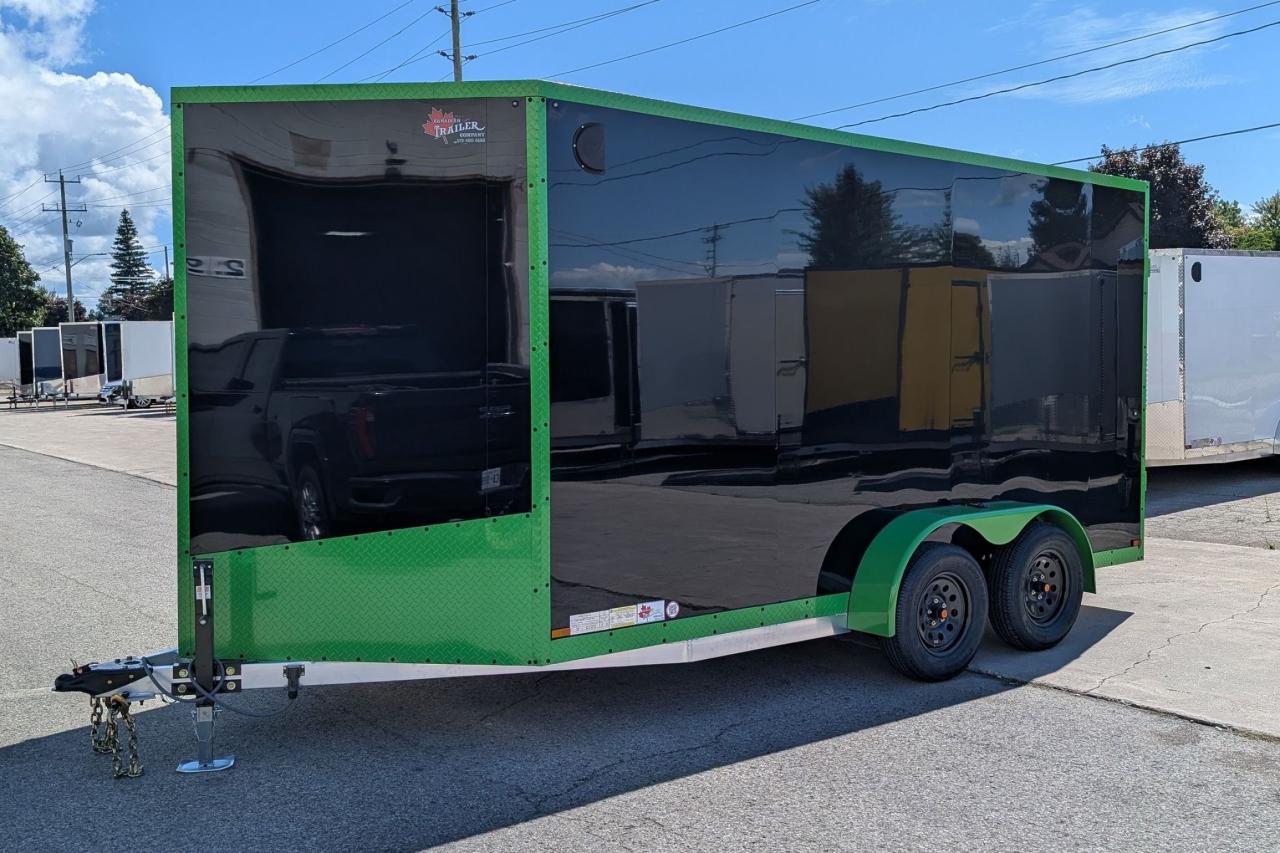 2025 Canadian Trailer Company 7x14 V-Nose Cargo Tailer Aluminum Tandem Axle