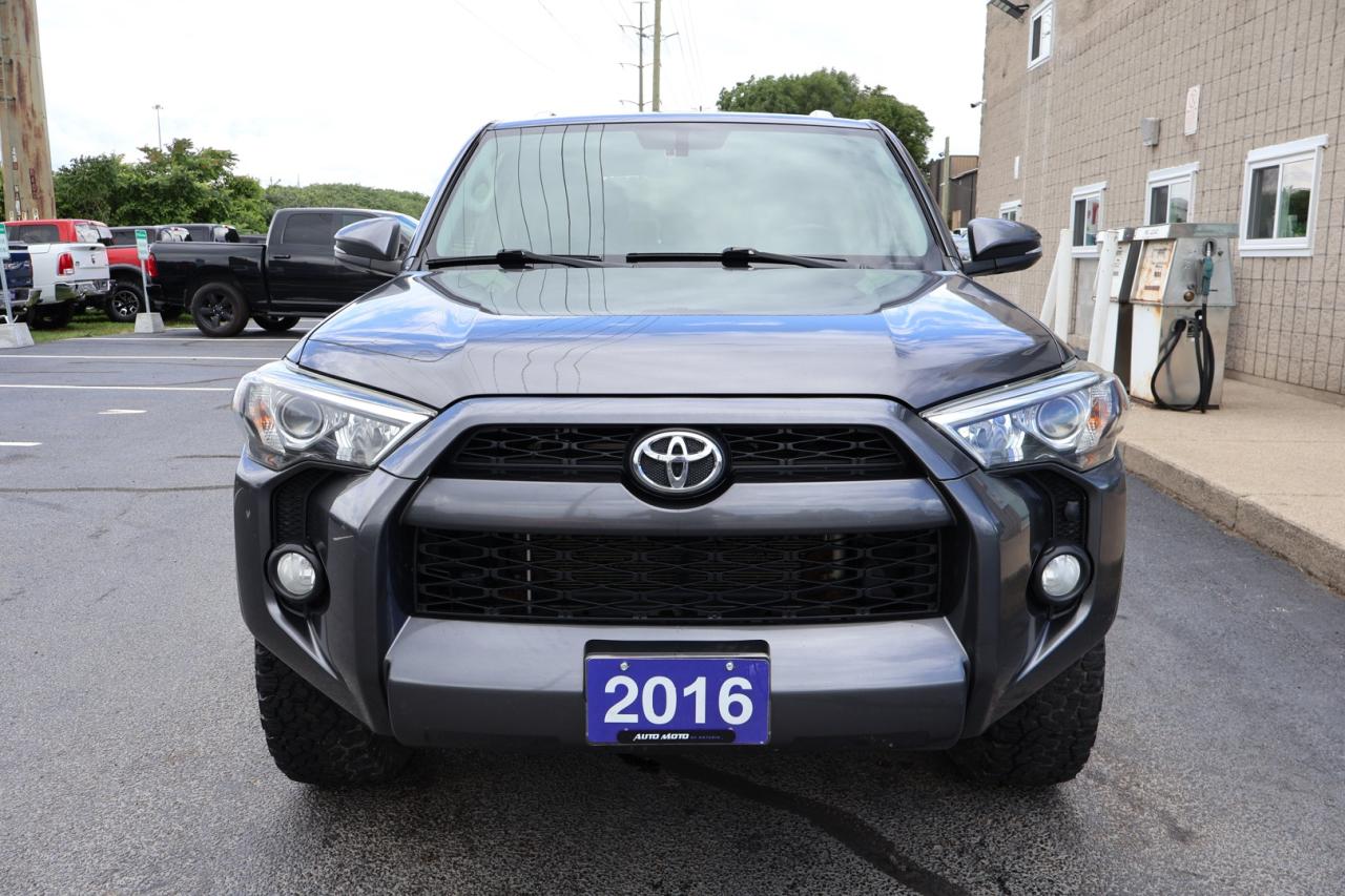 2016 Toyota 4Runner V6 SR5-LIMITED/PREMIUM PKG 4WD CERTIFIED *1 OWNER*7 SEATS* CAMERA NAV BLUETOOTH LEATHER HEATED SEATS SUNROOF CRUISE ALLOYS - Photo #2