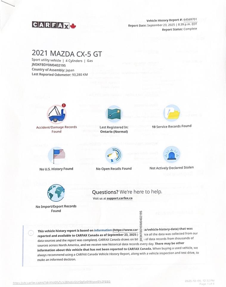 2021 Mazda CX-5 GT (2021.5) 10 inch screen Photo