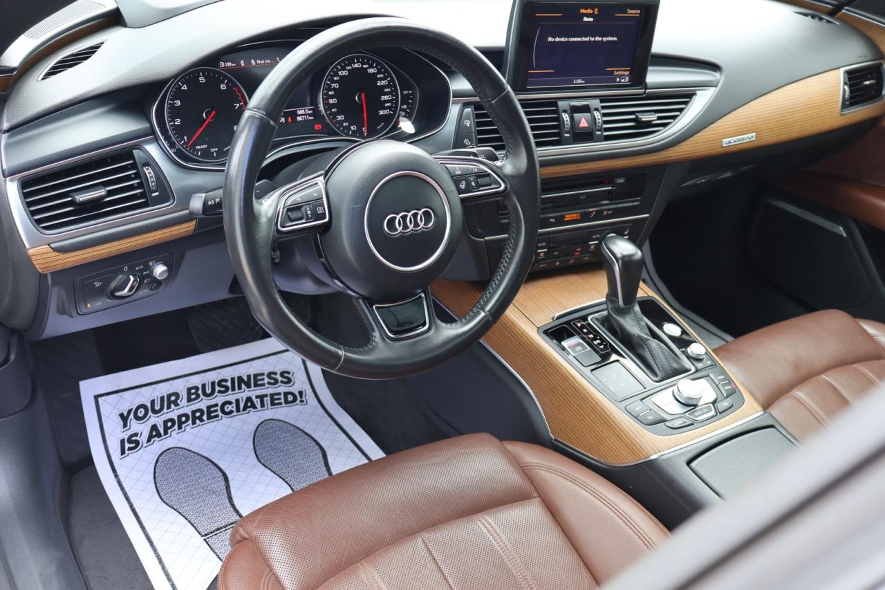 2016 Audi A7 TECH S-LINE QUATTRO AWD CERTIFIED *ACCIDENT FREE* CAMERA NAV BLUETOOTH LEATHER HEATED SEATS SUNROOF CRUISE ALLOYS - Photo #10