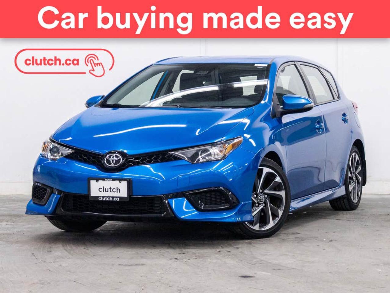 Used 2018 Toyota Corolla iM Base w/Bluetooth, Heated Front Seats, Rearview Cam for sale in Toronto, ON